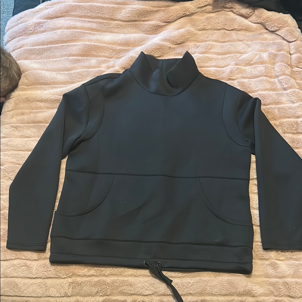 Black Turtleneck Sweatshirt